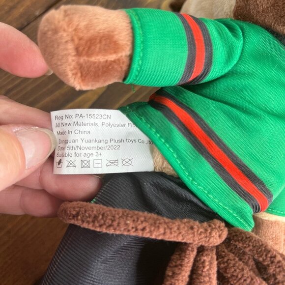 The Black Unicorn Doll Plush Dreds Boy Green Shirt Stuffed Animal - Picture 8 of 10